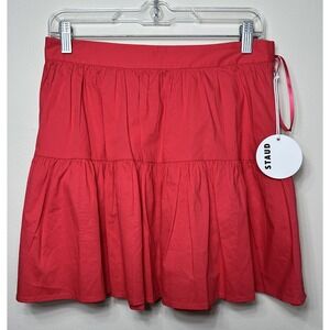 Staud Mini Sea Skirt In Hibiscus Size‎ 8